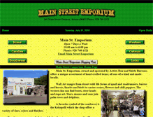 Tablet Screenshot of main-st-emporium.com